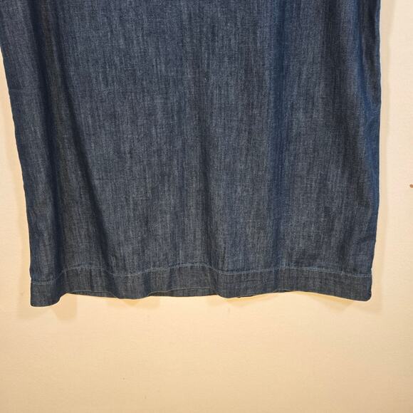 Talbots Chambray Denim Sleeveless Shift. Size 6P - Picture 7 of 12